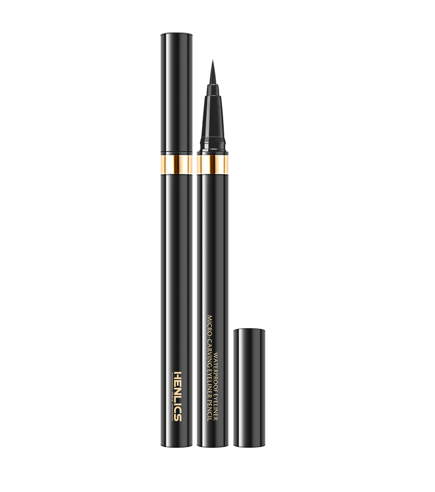 Thick black smooth color eyeliner